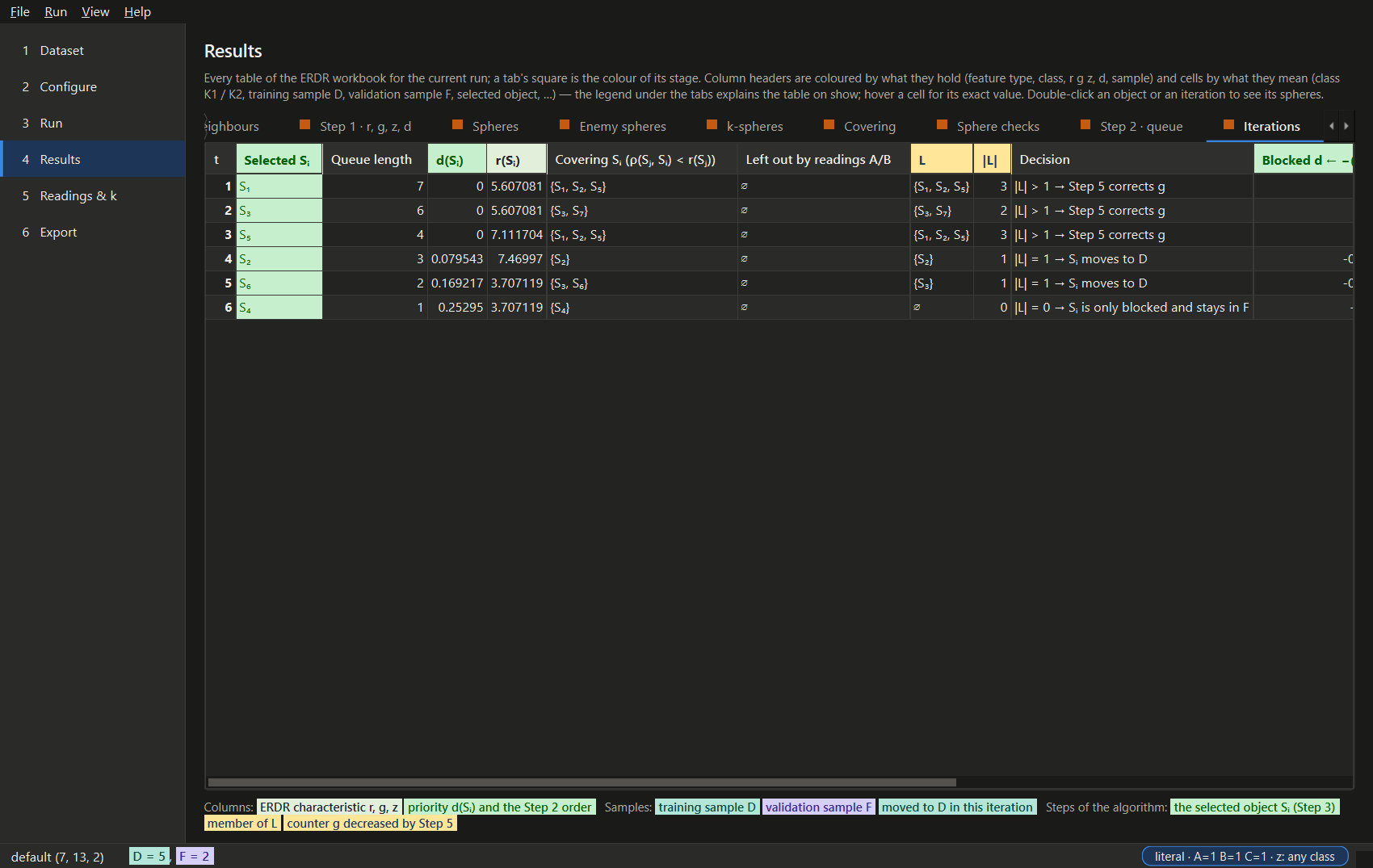 The dark theme